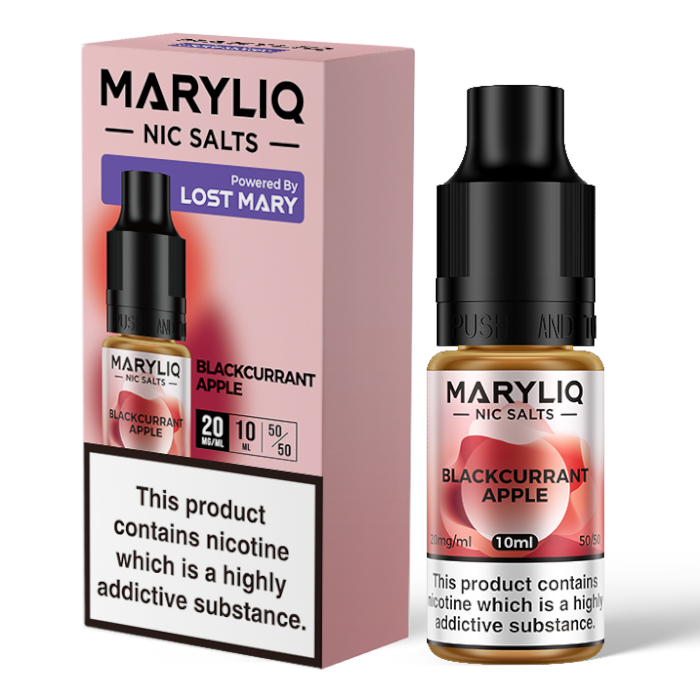 MaryLiq Blackcurrant Apple Nic Salts 20mg 10ml