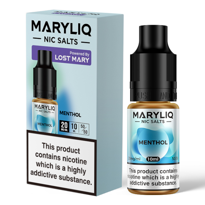 MaryLiq Menthol Nic Salts 20mg 10ml