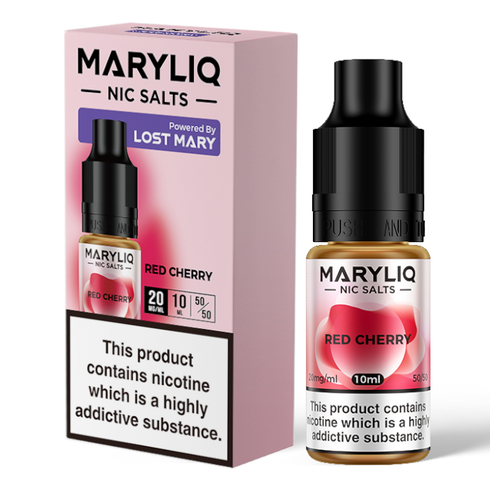 MaryLiq Red Cherry Nic Salts 20mg 10ml
