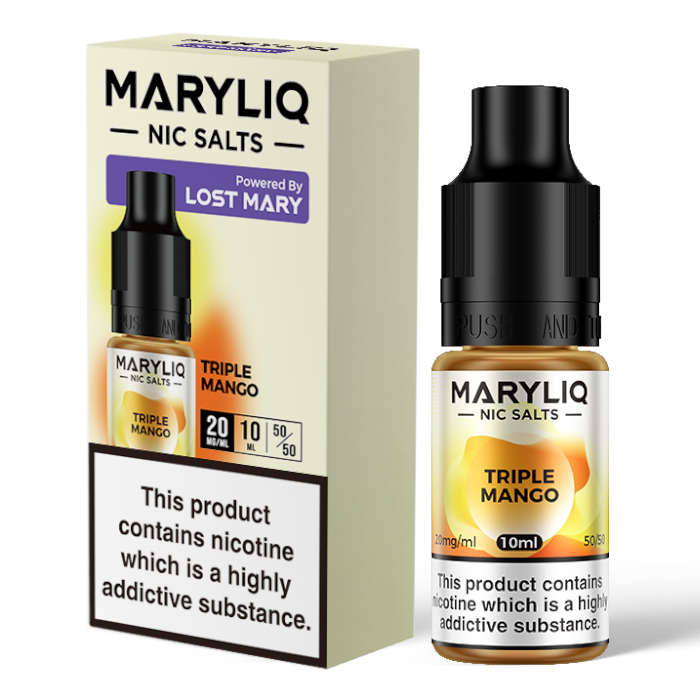 MaryLiq Triple Mango Nic Salts 20mg 10ml