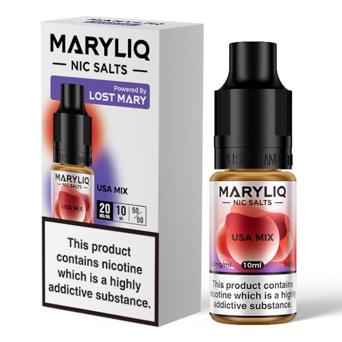 MaryLiq USA Mix Nic Salts 20mg 10ml