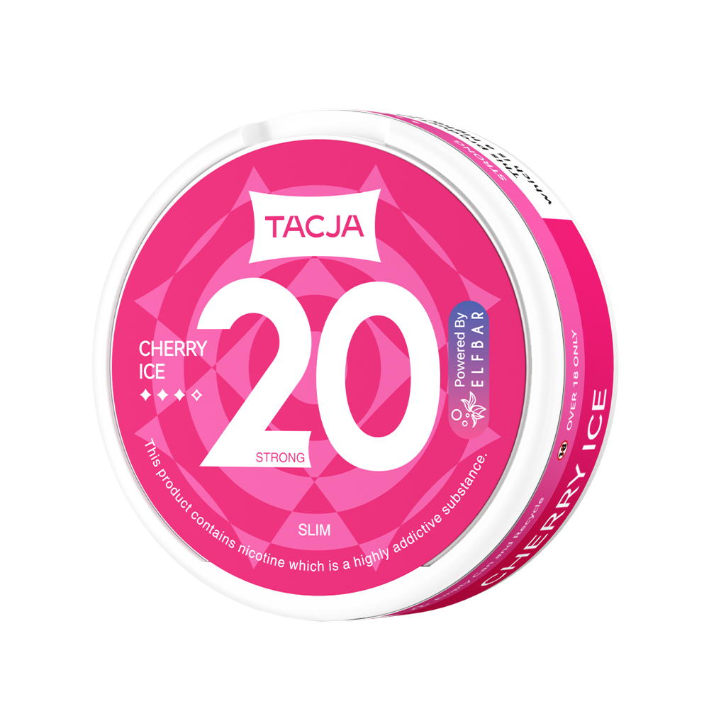 TACJA Cherry Ice Nicotine Pouches 20mg
