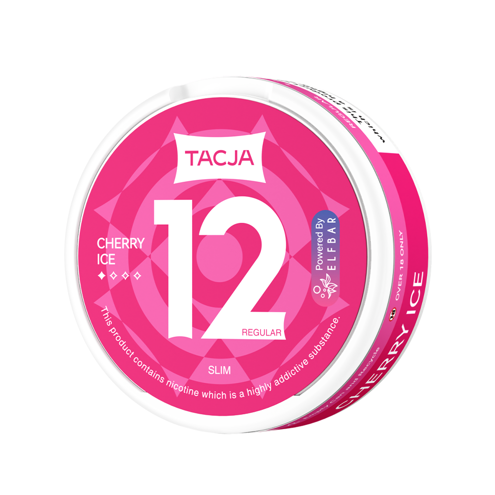 TACJA Cherry Ice Nicotine Pouches 12mg