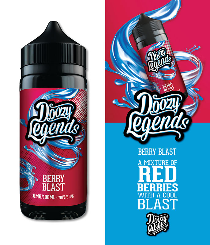 Doozy Vape Legends 100ml Berry Blast