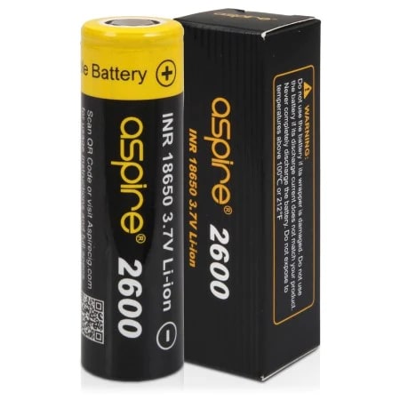Aspire 2600mAh 18650 Battery 2 Pack