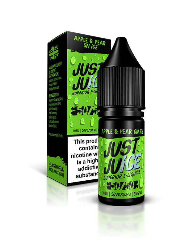 Just Juice 50/50 Apple and Pear Ice - 12mg