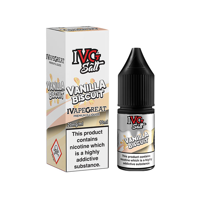 IVG Nic Salt Vanilla Biscuit - 20mg