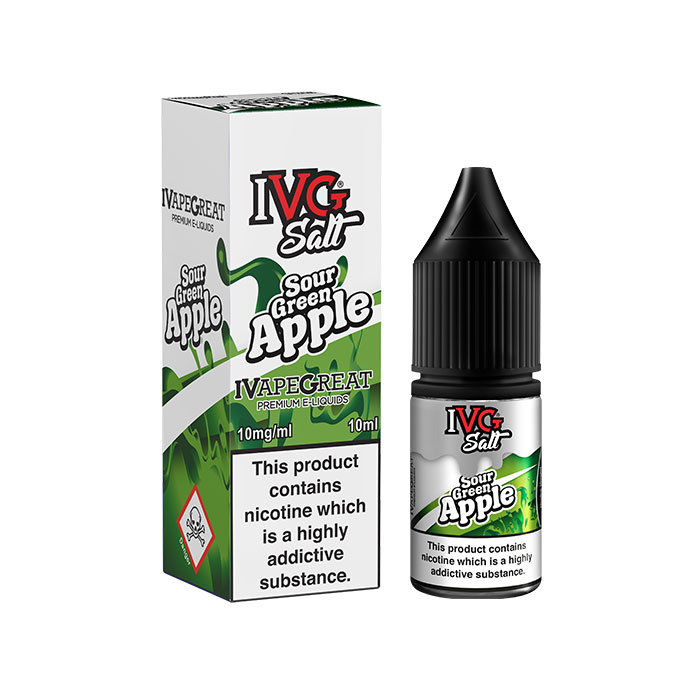 IVG Nic Salt Sour Green Apple - 10mg