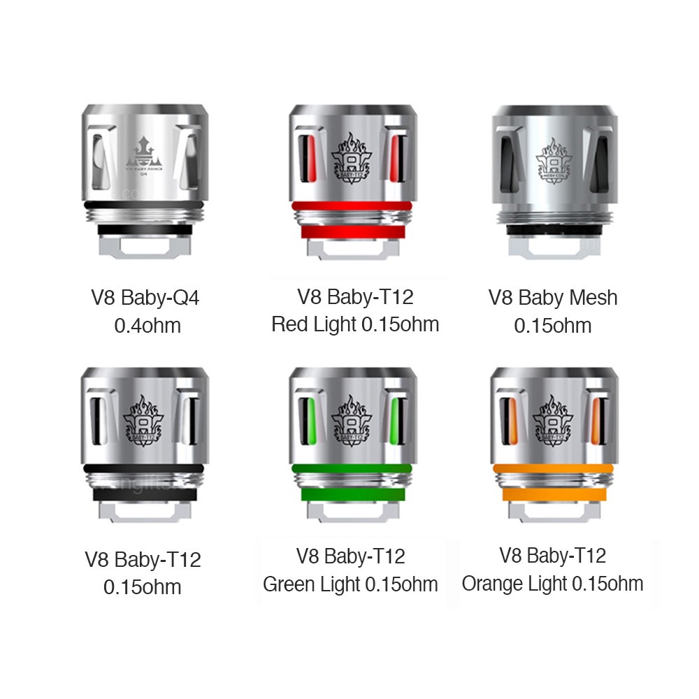 Smok TFV8 Baby Coils 5 Pack - Mesh Coil