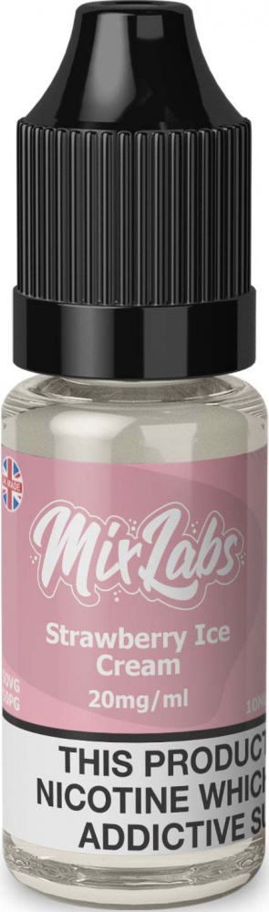 Mix Labs Nic Salt Strawberry Ice Cream - 10mg
