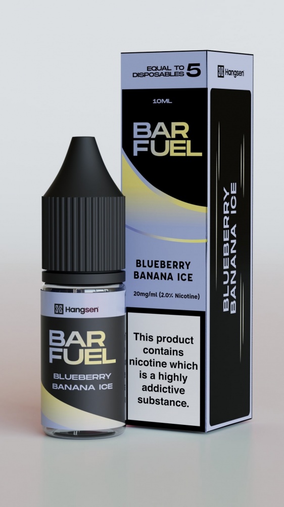 Hangsen Bar Fuel Nic Salt Blueberry Banana Ice - 20mg