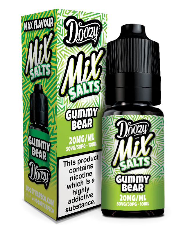 Doozy Vape Mix Salts Gummy Bear - 10mg