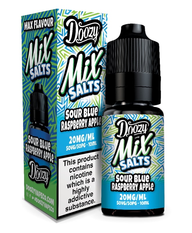 Doozy Vape Mix Salts Sour Blue Raspberry Apple - 05mg