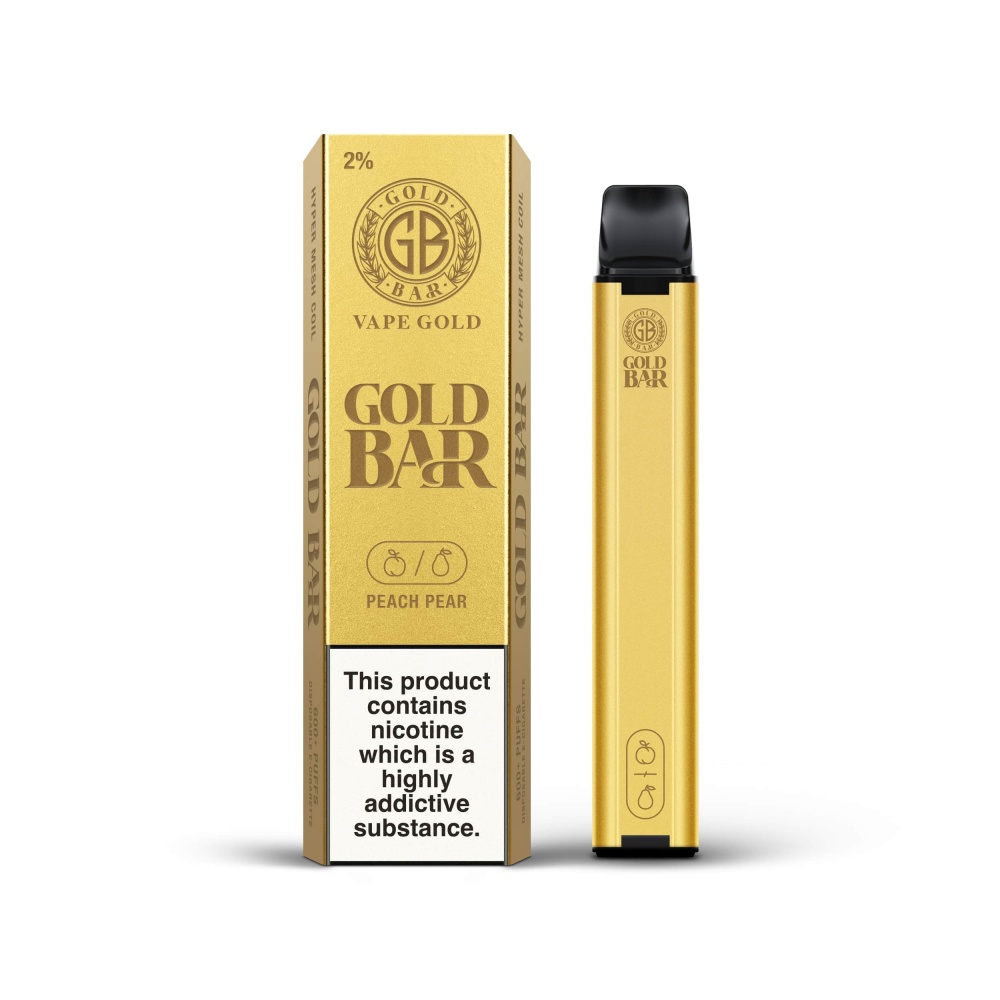 Gold Bar Disposable Pod Peach Pear - 20mg