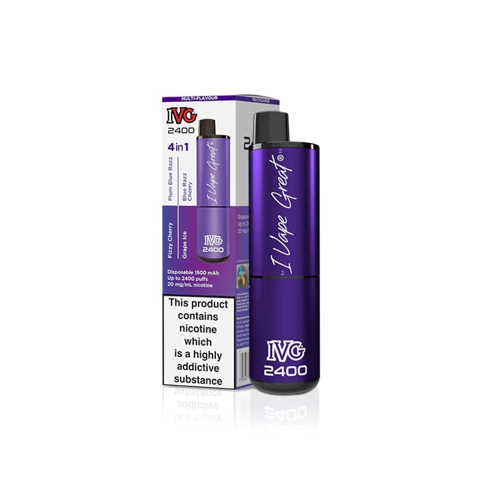 IVG 2400 Disposable Pod Purple Collection - 20mg
