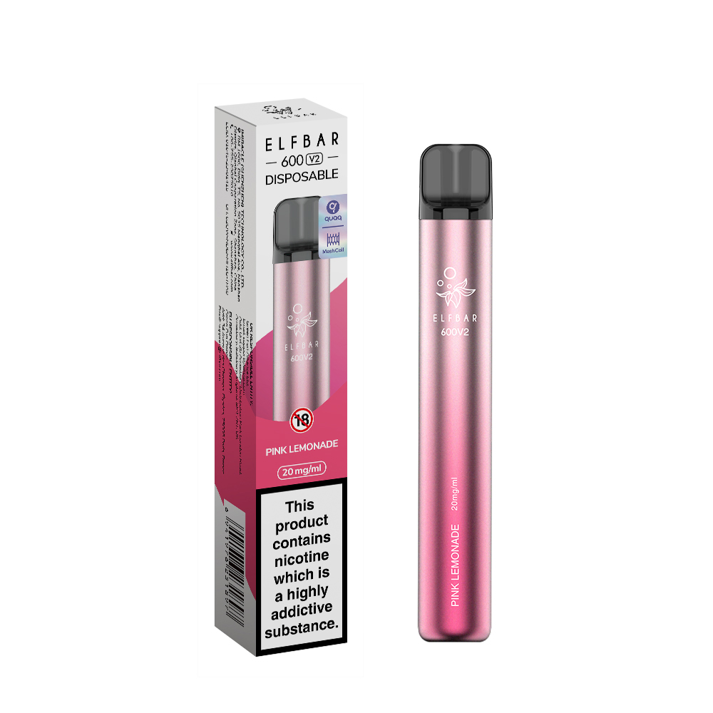 ELFBAR 600 V2 Disposable Pod Pink Lemonade - 20mg