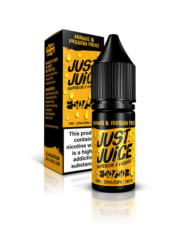 Just Juice 50/50 Mango and Passionfruit - 12mg