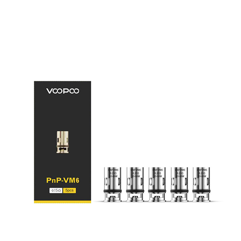 Voopoo PNP Coils 5 Pack - VM6 0.15ohm