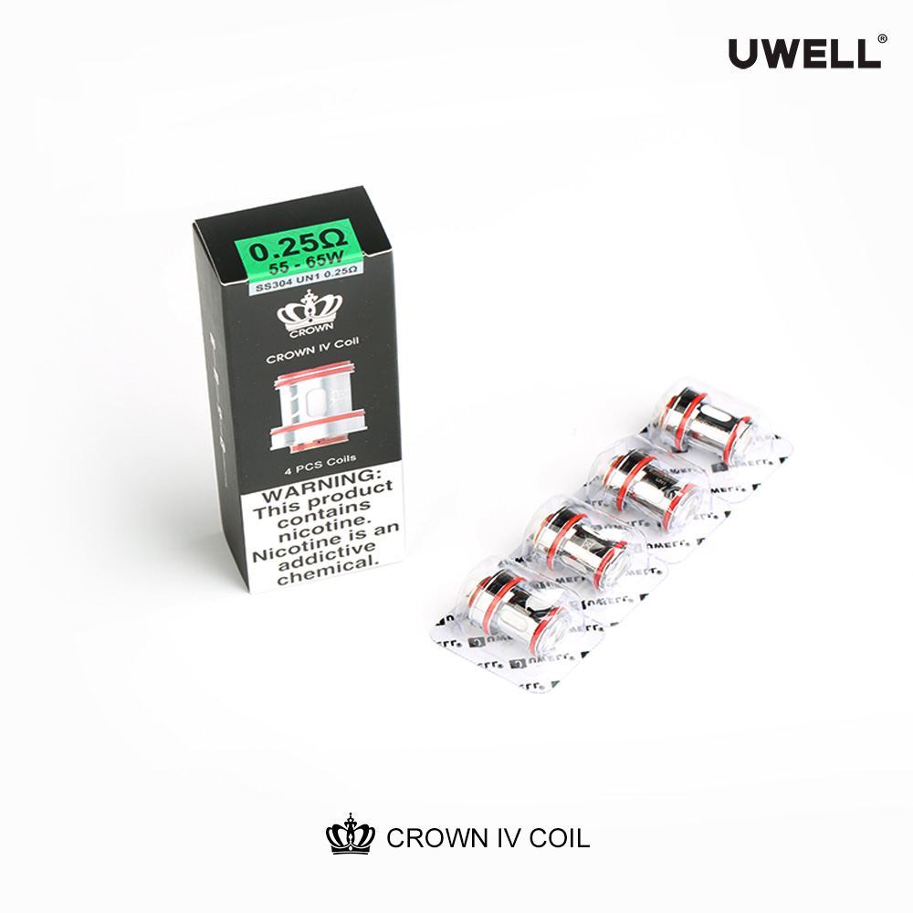 Uwell Crown 4 Coils 4 Pack - 0.23ohm UN2 Meshed